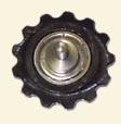 Sprocket assembled with bearing & axle